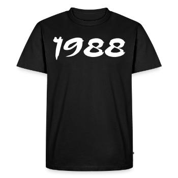 1988 Cadeau 37e Anniversaire 1988 Retro 1988 - T-shirt Premium bio Homme - noir - Devant - Nico (187cm)