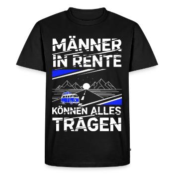 Retraite Dire Cadeau Retraité Drôle 2025 - T-shirt Premium bio Homme - noir - Devant - Nico (187cm)