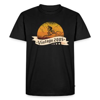 VTT-Bike Mountainbike né en 2005 Anniversaire - T-shirt Premium bio Homme - noir - Devant - Nico (187cm)