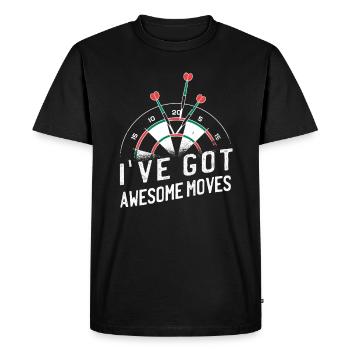 Dart gaming Dartboard Darts Darts Darts Player - Men's Premium Organic T-Shirt - black - Front - Nico (187cm)