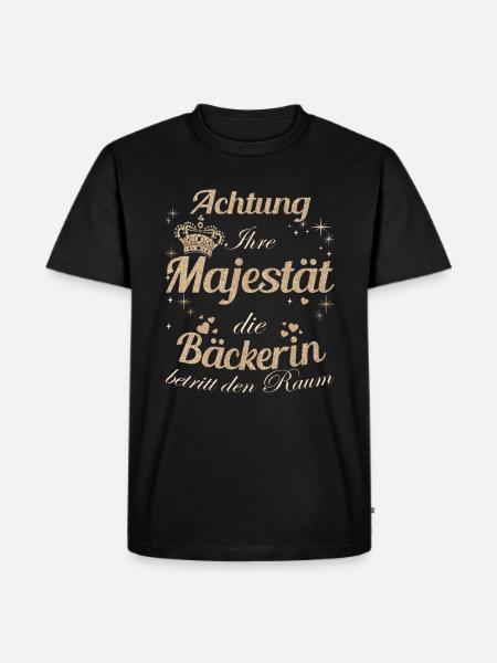 Baker Femmes Majesté Dames Baker - T-shirt Premium bio Homme - noir