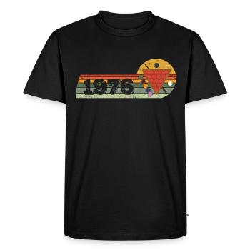 Joueur de snooker snooker né en 1976 Anniversaire - T-shirt Premium bio Homme - noir - Devant - Nico (187cm)
