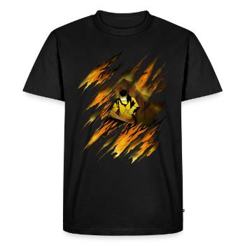 Soudeurs soudeuse machine soudeur - T-shirt Premium bio Homme - noir - Devant - Nico (187cm)