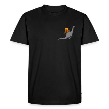 VTT Vtt Dinosaures VTT VTT VTT - T-shirt Premium bio Homme - noir - Devant - Nico (187cm)