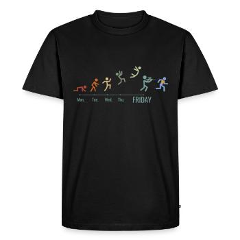 Paintball Airsoft gaming Softair Jeux Vintage - T-shirt Premium bio Homme - noir - Devant - Nico (187cm)