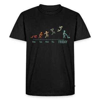 Garden Garden Plants Landscape Gardener Vintage - Men's Premium Organic T-Shirt - black - Front - Nico (187cm)