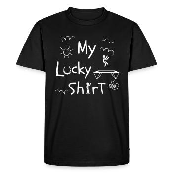Fun Fitness Workout Trampoline Hall Sport - T-shirt Premium bio Homme - noir - Devant - Nico (187cm)