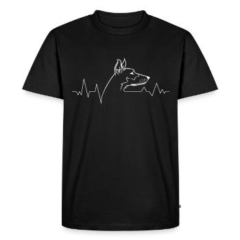 Race de chien Chiens Doberman Amoureux des chiens - T-shirt Premium bio Homme - noir - Devant - Nico (187cm)