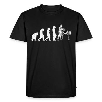 Ouvriers de la construction Maçons-artisans Briqueteurs-maçons de chantier - T-shirt Premium bio Homme - noir - Devant - Nico (187cm)
