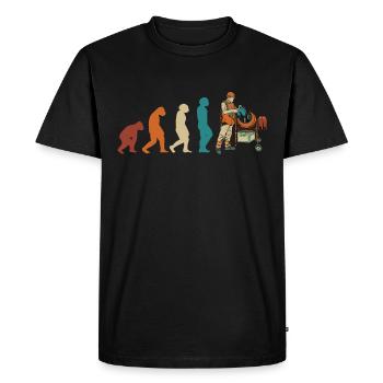 Ouvriers de la construction Maçons-artisans Briqueteurs-maçons de chantier - T-shirt Premium bio Homme - noir - Devant - Nico (187cm)