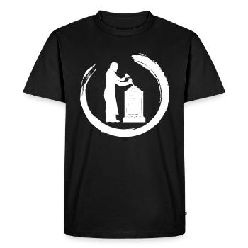 Sculpteurs Artisans Sculpteurs sur pierre Pierre - T-shirt Premium bio Homme - noir - Devant - Nico (187cm)