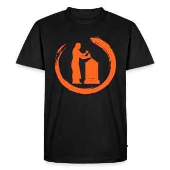Sculpteurs Artisans Sculpteurs sur pierre Pierre - T-shirt Premium bio Homme - noir - Devant - Nico (187cm)