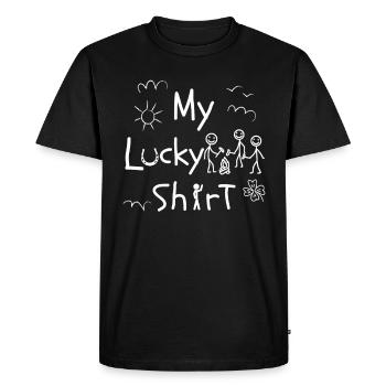 Randonnée de survie Bushcrafter Bushcraft - T-shirt Premium bio Homme - noir - Devant - Nico (187cm)