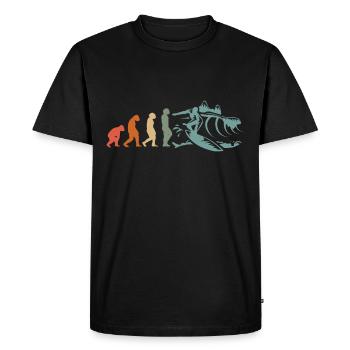 Surfer-Sport Evolution Surfer Surfboard - Men's Premium Organic T-Shirt - black - Front - Nico (187cm)