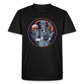 Metal Detector Probe Probe Pinpointer-retro - Men's Premium Organic T-Shirt - black - Front - Nico (187cm)