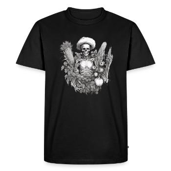 Gardener Garden Plants Vegetarian Gardener - Men's Premium Organic T-Shirt - black - Front - Nico (187cm)