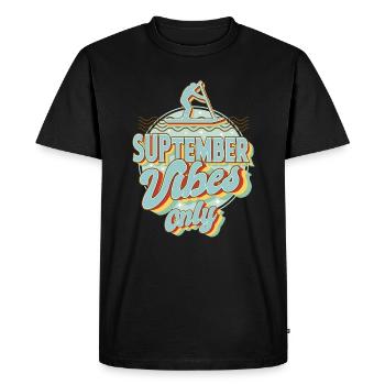 SUPtember Stand up paddling board Stand-up paddler - Men's Premium Organic T-Shirt - black - Front - Nico (187cm)