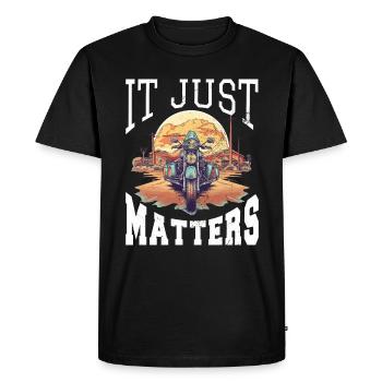 Trike Trike Rider Motor Trike Funny Trike Bike - Men's Premium Organic T-Shirt - black - Front - Nico (187cm)