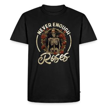 Jardinier, Jardinier amateur, Fleuriste - T-shirt Premium bio Homme - noir - Devant - Nico (187cm)