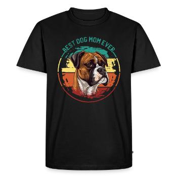Boxer Race De Chien Boxer Maman Accessoires Propriétaire De Chien - T-shirt Premium bio Homme - noir - Devant - Nico (187cm)
