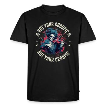 Violoniste-Musicien Violons Instruments de musique - T-shirt Premium bio Homme - noir - Devant - Nico (187cm)