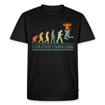 Cryptozoologiste Chupacabra créatures Vintage - T-shirt Premium bio Homme - noir - Devant - Nico (187cm)