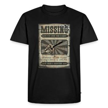 Photographie, Appareil photo, Photographes, Photographe de nature - T-shirt Premium bio Homme - noir - Devant - Nico (187cm)