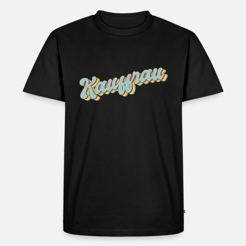 Einzelhändler Abschluss-Geschenk Kauffrau - Männer Premium Bio T-Shirt - Schwarz