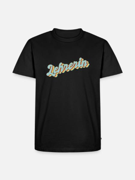 Schule Abschluss-Geschenk Lehrerin - Männer Premium Bio T-Shirt - Schwarz