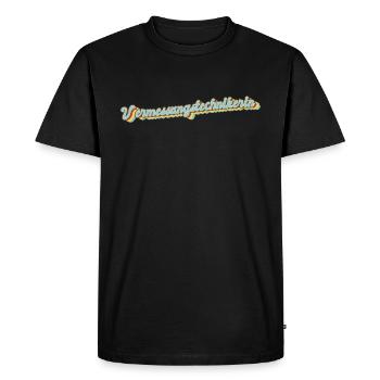 Cadeau de Graduation arpenteur - T-shirt Premium bio Homme - noir - Devant - Nico (187cm)