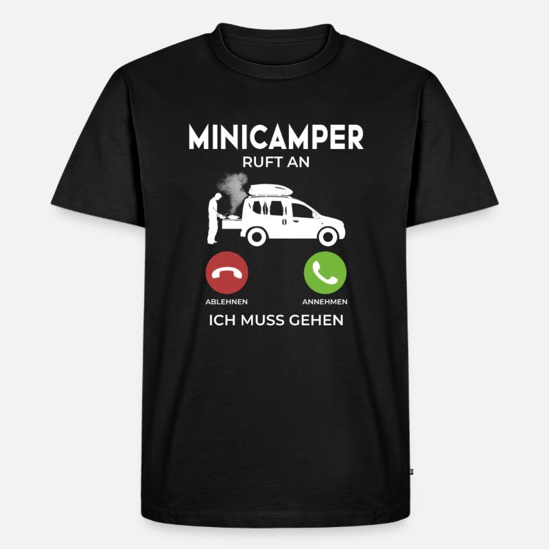 Minicamper CALLS Camping-Camper Microcamper - T-shirt Premium bio Homme - noir