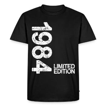 1984 Édition limitée - T-shirt Premium bio Homme - noir - Devant - Nico (187cm)
