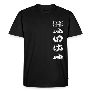 1961 idée cadeau d’anniversaire édition Vintage - T-shirt Premium bio Homme - noir - Devant - Nico (187cm)