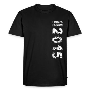 2015 Idée cadeau anniversaire Vintage Edition 2015 - T-shirt Premium bio Homme - noir - Devant - Nico (187cm)