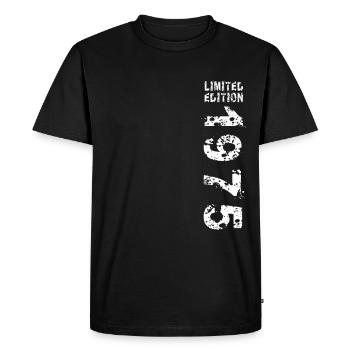 Idée cadeau anniversaire 1975 Vintage Edition 1975 - T-shirt Premium bio Homme - noir - Devant - Nico (187cm)