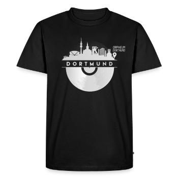 Discothèque de Dortmund Musique des années 80 des années 90 - T-shirt Premium bio Homme - noir - Devant - Nico (187cm)