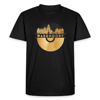 Disque vinyle Disco Music Skyline-Warendorf - T-shirt Premium bio Homme - noir - Devant - Nico (187cm)