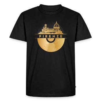 Vinyl Record Music - Men's Premium Organic T-Shirt - black - Front - Nico (187cm)