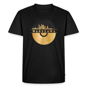 Disque vinyle Musique - T-shirt Premium bio Homme - noir - Devant - Nico (187cm)