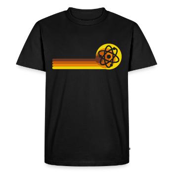 Physics, biology, chemistry or natural sciences - Men's Premium Organic T-Shirt - black - Front - Nico (187cm)