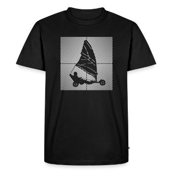 Sand Sailing Windracer Land Sailing Land Sailor - Men's Premium Organic T-Shirt - black - Front - Nico (187cm)