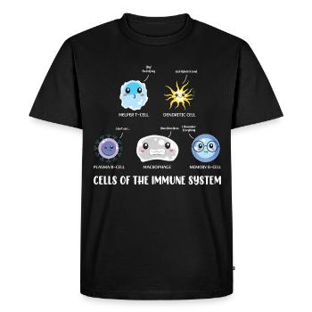 T-shirt Smart Mathematics de l’Université des Sciences - T-shirt Premium bio Homme - noir - Devant - Nico (187cm)