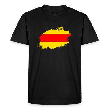 Baden Baden flag - Men's Premium Organic T-Shirt - black - Front - Nico (187cm)