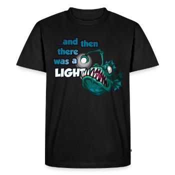 Frogfish Lantern Angler Deep Sea Dicton Comic - T-shirt Premium bio Homme - noir - Devant - Nico (187cm)