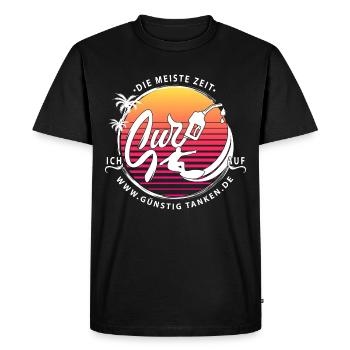 Petrol Surfing - Men's Premium Organic T-Shirt - black - Front - Nico (187cm)