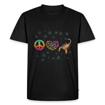 Scorpion - Men's Premium Organic T-Shirt - black - Front - Nico (187cm)