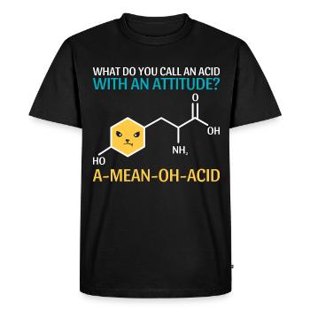 T-shirt Smart Mathematics de l’Université des Sciences - T-shirt Premium bio Homme - noir - Devant - Nico (187cm)