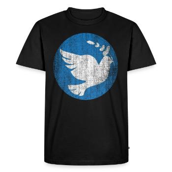 Numb Peace Hope - Men's Premium Organic T-Shirt - black - Front - Nico (187cm)