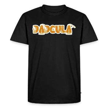 DADCULA Funny Halloween Costume with Pun - Men's Premium Organic T-Shirt - black - Front - Nico (187cm)