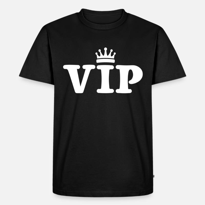 VIP - Männer Premium Bio T-Shirt - Schwarz